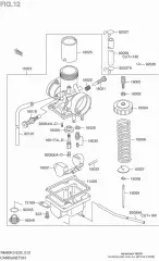 Gasket, float valve (KK160-29004-000)