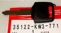 Ключ запалювання, заготованка (35122-KW3-771)