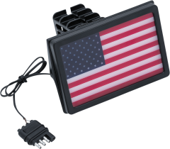 Крышка сцепного устройства со светодиодной подсветкой KURYAKYN Freedom Flag