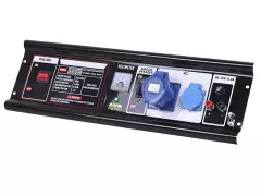 Панель приладів (у зборі) бензогенератора под кнопку - 4-6KW, (AMG)