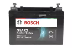 Акумулятор BOSCH S5AX Aux 0 092 S5A X20 8Ah/125A