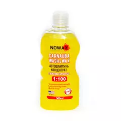 Автошампунь концентрат з віском карнауби 1:100 Nowax Carnauba Wash&Wax 0.5л