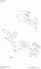 Bar front footrest (43531-48E00-000)