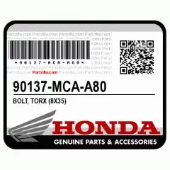 Болт BOLT, TORX, 8X35 (90137-MCA-A80)