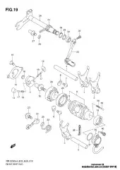 Bolt,shift cam rm-z2 (25357-29F10-000)