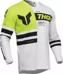 Джерсі THOR LAUNCHMODE Dozer, Білий/Жовтий, L