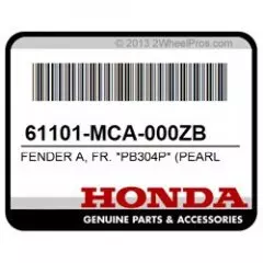 Пластик крыло переднее FENDER A FR. *PB304 (61101-MCA-000ZB)