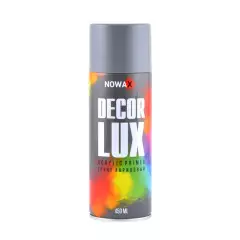 Грунтівка акрилова NOWAX Decor Lux Spray 450мл Сірий, Сірий