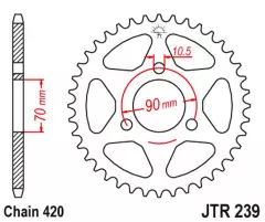 Зірка задня JT Sprockets JTR239.38