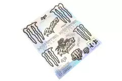 Наклейки набір світловідбивний 16шт MONSTER ENERGY (24х30см)
