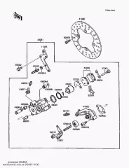 Прокладка,поршень ущільнююча KH125-K1 (430491024)