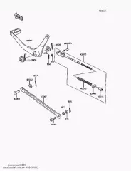 Штіфт-заднього TORQUE Заслонка KE100-A10 (43009001)