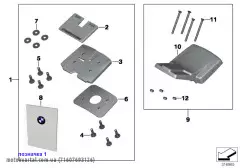 Комплект основания навигатора (71607693126)
