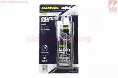 Герметик MANNOL Gasket Maker BLACK силіконовий високотемпературний 85мл