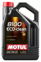 Олива моторна Motul 100% синтетична для авто 8100 ECO-CLEAN 0W20 5л