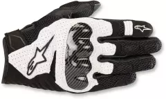 Моторукавички Alpinestars SMX-1 AIR V2, Чорний/Білий, S