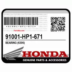 Підшипник кульковий (91001-HP1-671)