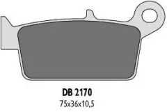 Колодки гальмівні дискові DELTA DB2170OR-D
