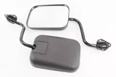 Дзеркала к-кт на МОТОТРАКТОР, прямокутні 210x145mm - чорні, кріплення під три болти (Китай), Чорний