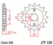 Зірка передня JT Sprockets JTF338.16
