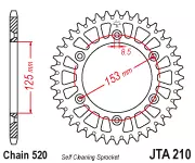 Зірка задня JT Sprockets JTR210.48SC