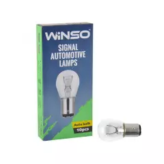 Лампа розжарювання Winso 24V P21/5W 21/5W BAY15d, Білий