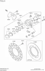 Bolt,disc plate rm-z (K9215-11799-000)