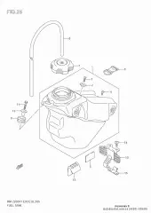 Cushion,tank rm-z250 (44541-10H00-000)