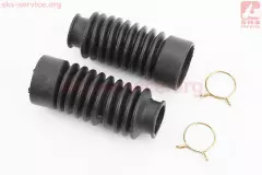 Гофра переднього амортизатора діаметр 26 на 45мм довжина 145мм чорні пара (Китай)