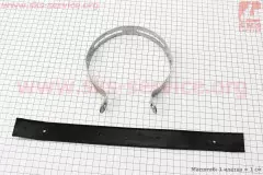 Хомут глушника + гумка 4T GY6 50/100 (товщина - 2мм), (Китай)