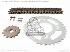 Комплект ланцюгової передачі (did420mbk1-78l + 14 + 37) (06406-GEL-D00)