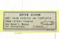 Наклейка DRIVE CHAIN (87507-MV9-920)
