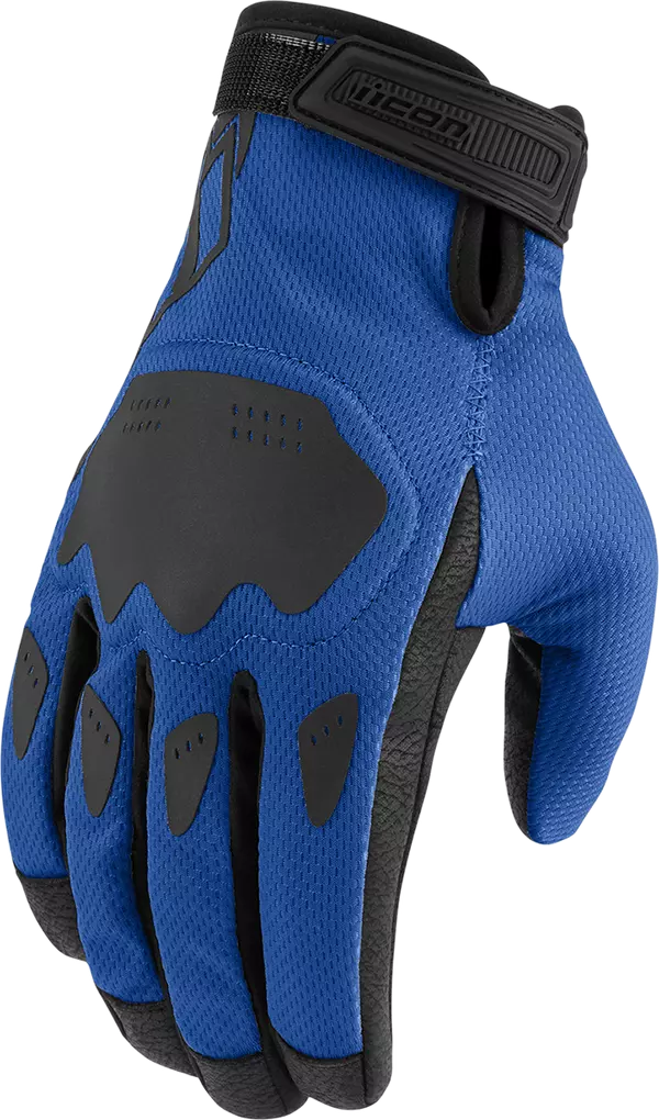 Моторукавички Icon Hooligan CE, Синій, S
