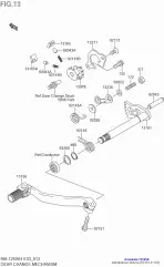Pawl  rm-z250k4 (K1316-51163-000)
