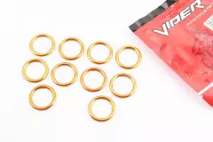 Прокладка глушника кругла (під гол. циліндра) метал 25x33mm, 10шт, (Viper)