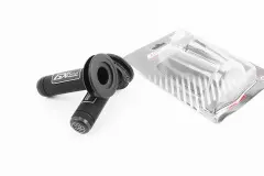 Рукоятка керма лів./пр. чорно-сірі, (Gxmotor), Чорний/Сірий