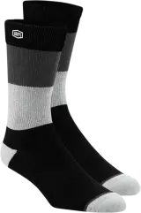 Шкарпетки 100% TRIO, Чорний/Сірий, L, XL