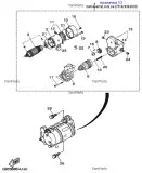 Реле втягивающее в сборе (YF1-62856-30-20)