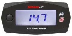Вимірювач співвідношення повітря/паливо Mini 4 KOSO NORTH AMERICA BA033030, Чорний