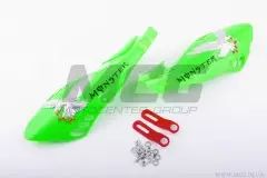 Захист рук на кермо mod:3 зелені (MONSTER ENERGY) (XJB)
