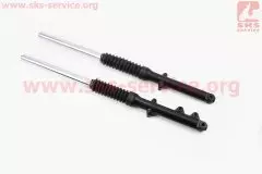 Амортизатор передній V150A під дискове гальмо чорні пара (Китай)