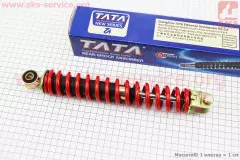 Амортизатор задній GY6, Honda 275мм діаметр 43мм (втулка 10мм/вилка 8мм) червоний (TATA)
