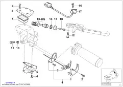 Крышка узла ручки, хром.  (71607655488)