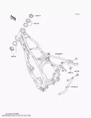 Рама-COMP,MAIN,P.SILVER KX85- (321601673458)