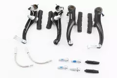Гальма V-brake, (2 колеса) алюмінієве чорне, (ARTEK)