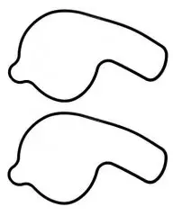 Прокладка GASKET WATER PUMP (19226-HP1-670)