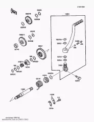 Шестерня,ударнастартера IDLE KSF250-A (590515001)