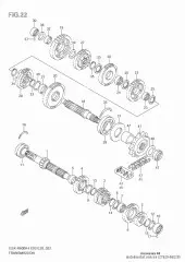 Joint set gsx-r600x/ (27620-06G20-000)