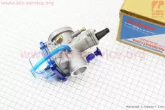 Карбюратор CB125-300 тюнінг прозорий піддон PWK 26 дифузор 26мм з механічною заслінкою, якісна копія (KEIHIN)