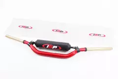 Кермо d28мм L820мм з буфером, червоний, ЗЧ-МОТО, (IGP)